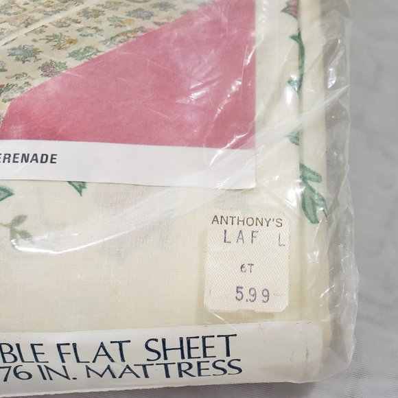 Vintage Dan River Sheet Set, Serenade Pattern - Picture 9 of 10